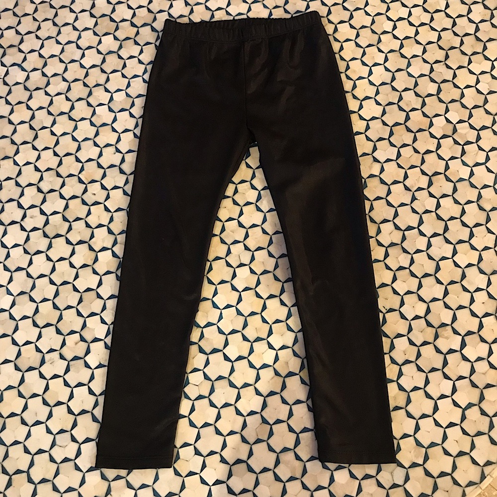 Mayoral Black Stretchy Leggings size 7